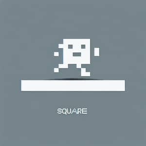 Pixel Runner Square | Basic Representation of Movement