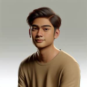 3D Filipino Teenager Computer Graphic