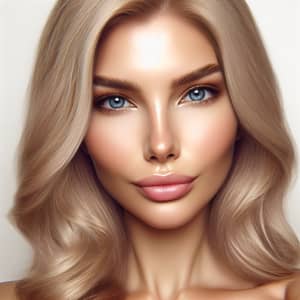 Stunning Blonde Model Selfie | Beautiful Pale Skin