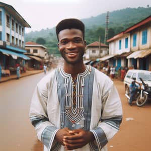 Sierra Leonean Man in Traditional Attire | Town Center Smile