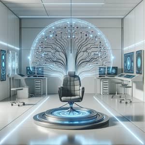 Supercomputer Brain Interface | Futuristic Tech Image