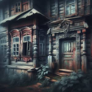 Vintage Dilapidated House - Nostalgic & Melancholic Scene