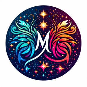 Captivating Celestial Logo Design | Bright Stars & Energy