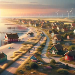 Tranquil Seashore in Klegod, Denmark | Danish Cottages & Windmills