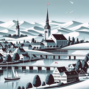 Contemporary Views of Denmark: Landscapes, Towns & Architecture