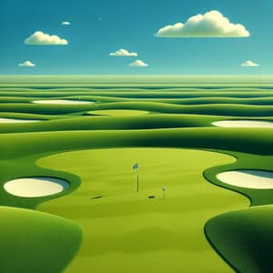 Minimalist Golf Courses | Clean, Green Serenity