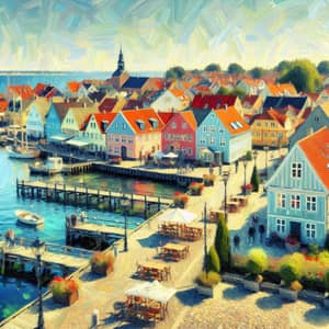 Ebeltoft: Impressionistic Town with Cobblestone Streets
