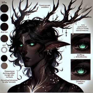 Seraphel Shadowmoon: Tiefling with Deer-Like Features