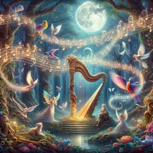 Magical Music Forest - Enchanting Harmony & Mystical Melodies