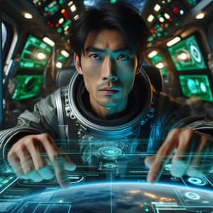 Ambitious East Asian Man Conquering Space | Cosmic Exploration