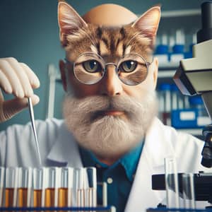 Age-Defying Transformation: 50-Year-Old Scientist Morphs Into Cat