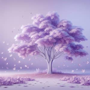 Mesmerizing Lavender Leaves Falling Scene | 4K Realistic View