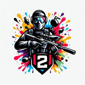 Counter Strike 2 Paintball Logo Design