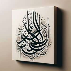 Arabic Calligraphy Art: Balancing Proportions and Elegance