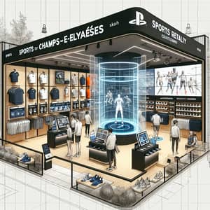 Cutting-Edge Virtual Reality Sports Retail Store | Champs-Élysées