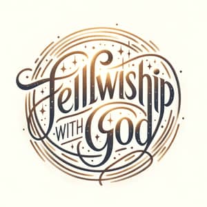 Graceful 'Fellowship with God' Logo Design