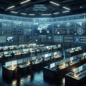 Advanced Information Security Monitoring System in Futuristic Control Room