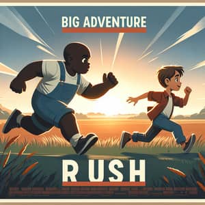 Big Adventure Rush Poster - Exciting Film Artwork