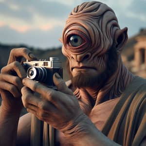 Greek Mythology Cyclops Photo Capture Scene
