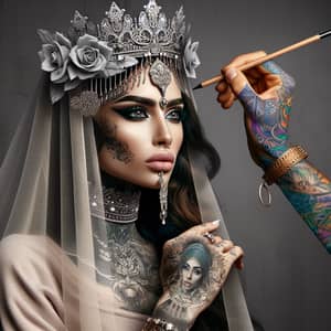 Urban Princess Jasmine | Tattooed Middle Eastern Beauty