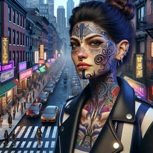 Urban Snow White: Boss with Face Tattoos