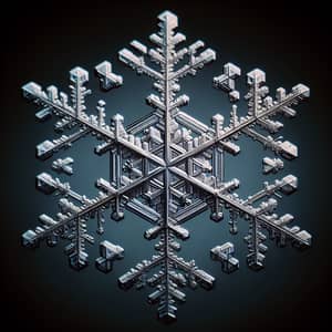 Exquisite Geometric Snowflake Patterns with Subtle Colors