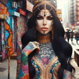 Princess Jasmine Inspired Tattooed Gangster Beauty