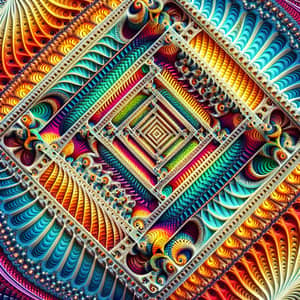 Colorful Geometrical Fractal Patterns