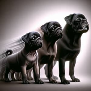 Black Pug Puppy Growth: Dreamy Evolution into Adult