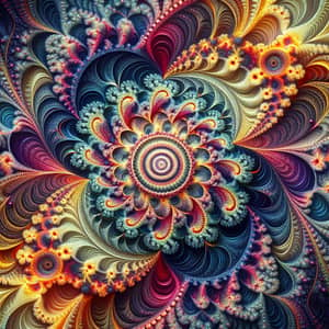 Colorful Geometrical Fractal Art for Stunning Visual Experience