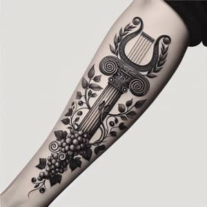 Greek & Roman Mythology Arm Tattoo Design