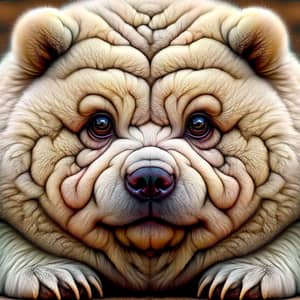 Chubby Bear with Distinctive Features