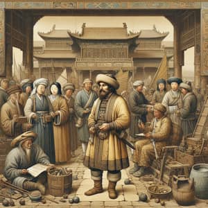 Marco Polo's Cultural Exchange in Ancient China
