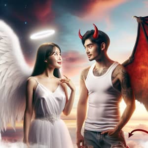 Angel and Devil Falling in Love: A Beautiful Paradox
