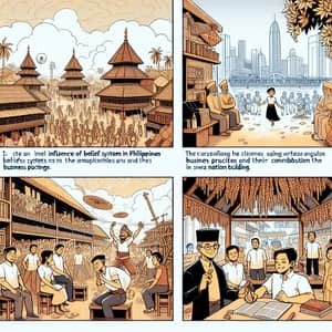 Impact of Belief Systems on Philippine Business Practices in Comic Strip
