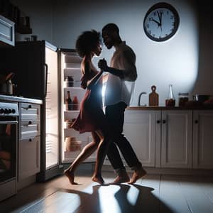 Passionate Dance in Kitchen at Midnight | Emotional Moment