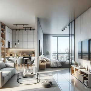 Modern Spacious Apartment with Minimalist Decor
