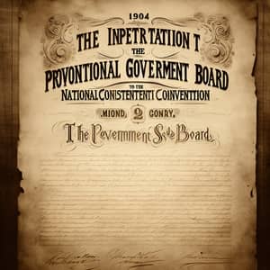 1904 Provisional Government Board's Message Interpretation