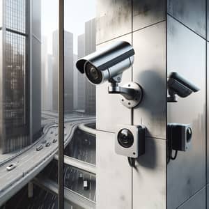 Minimalist Surveillance Cameras - Urban Setting