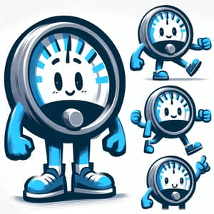 Playful Mascot Gauge Design | Whimsical Mascot Illustration