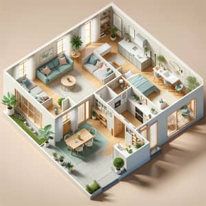 Stylish Two-Story House Floor Plan | Modern Design