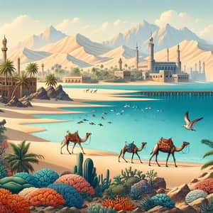Kuwait's Rich Past: Desert and Sea Life Depiction