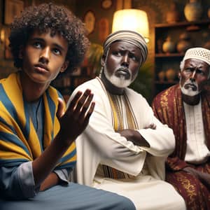 Discussion Among Somali Men | Cultural Conversation Scene