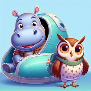 Harold the Hippo's Space Adventure with Oliver the Owl