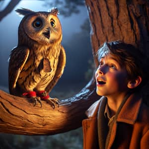 Surprising Encounter with Oliver the Friendly Owl | Magical Dream Come True