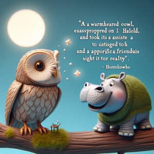 Oliver the Owl Helps Harold the Hippo: A Heartwarming Journey