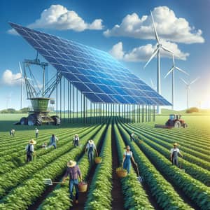 Agrivoltaics System: Harvesting Crops and Solar Power