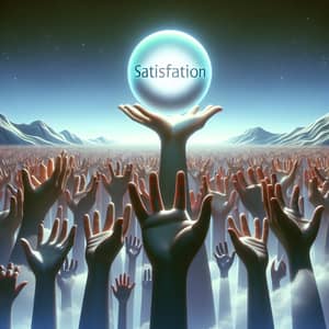 Unattainable Goal: Diverse Individuals Reaching for Satisfaction Orb