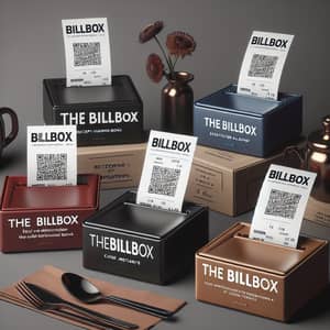 The BillBox: Innovative Chic Dinnerware with QR Code Receipts