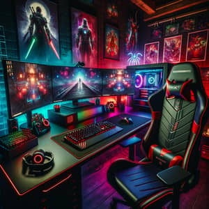High-Tech Gaming Setup | State-of-the-Art Computer & Accessories